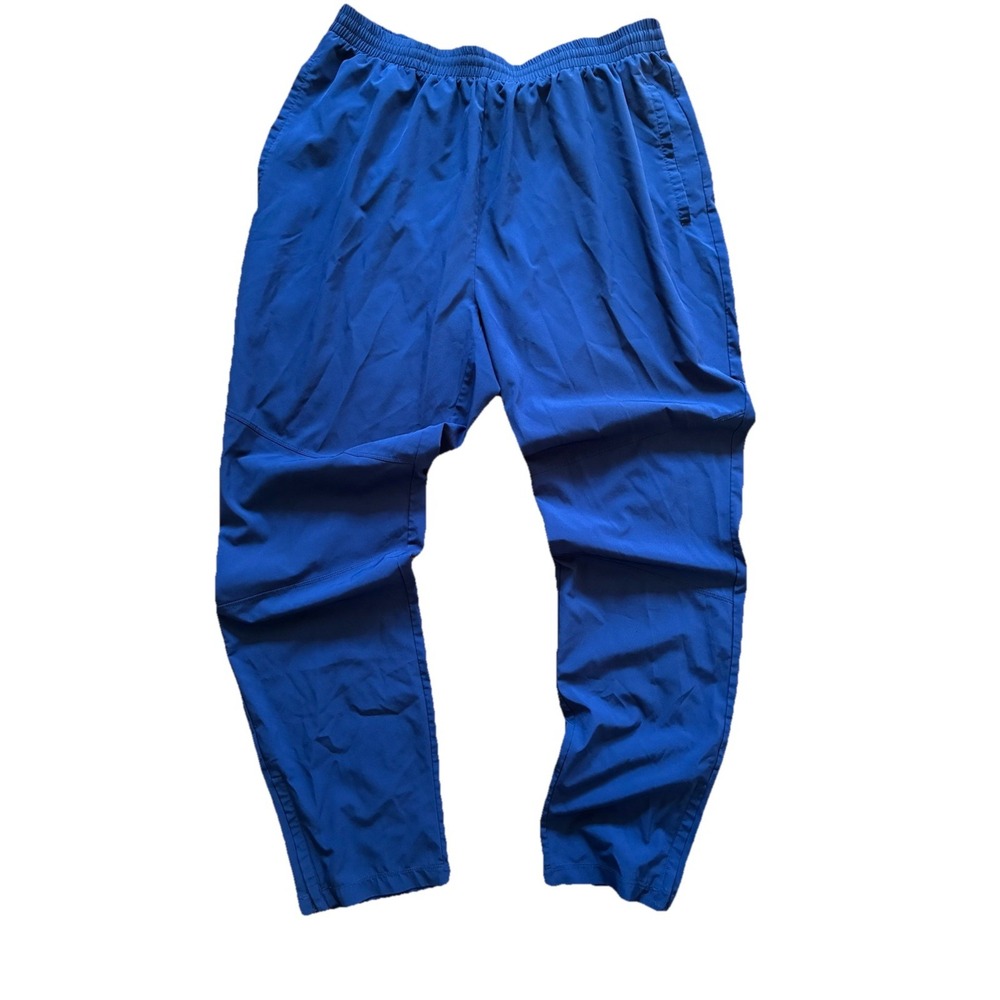 Vtg Starter Track Pants Mens XL Blue Tapered  Windbreaker Athletic‎ Ankle Zip